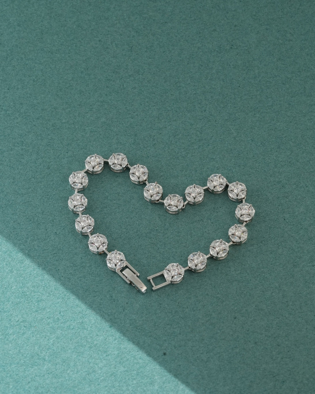 925 Sterling Silver Celeste Tennis Bracelet