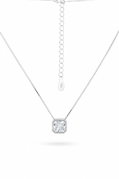 925 Sterling Silver Nova Solitaire Pendant