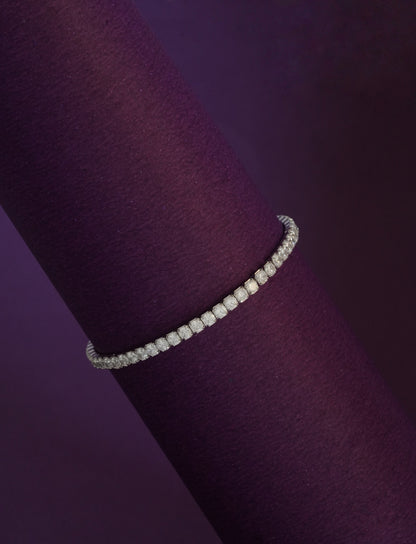 925 Sterling Silver Celeste Stretch Tennis Bracelet