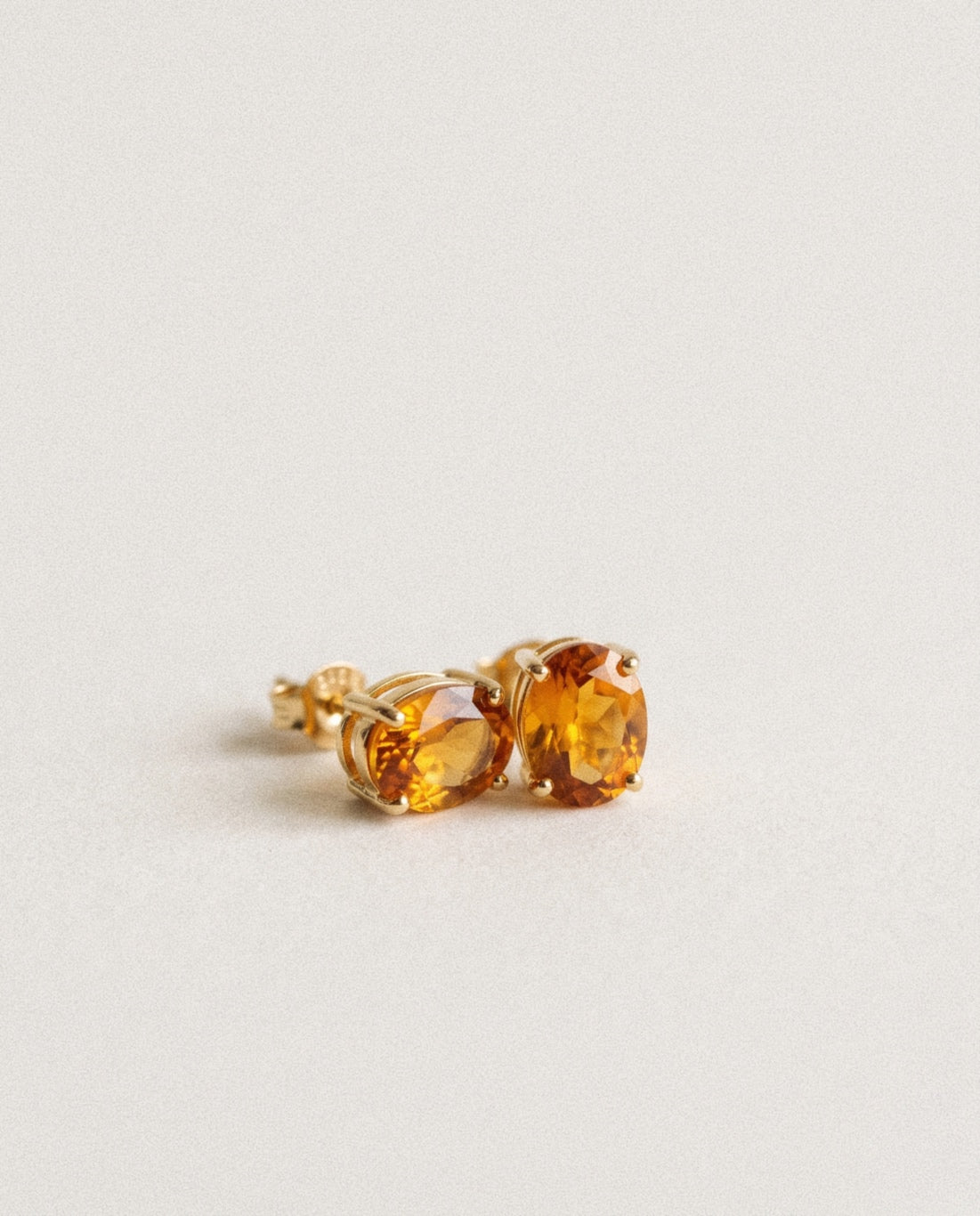 Vanij Citrine Studs