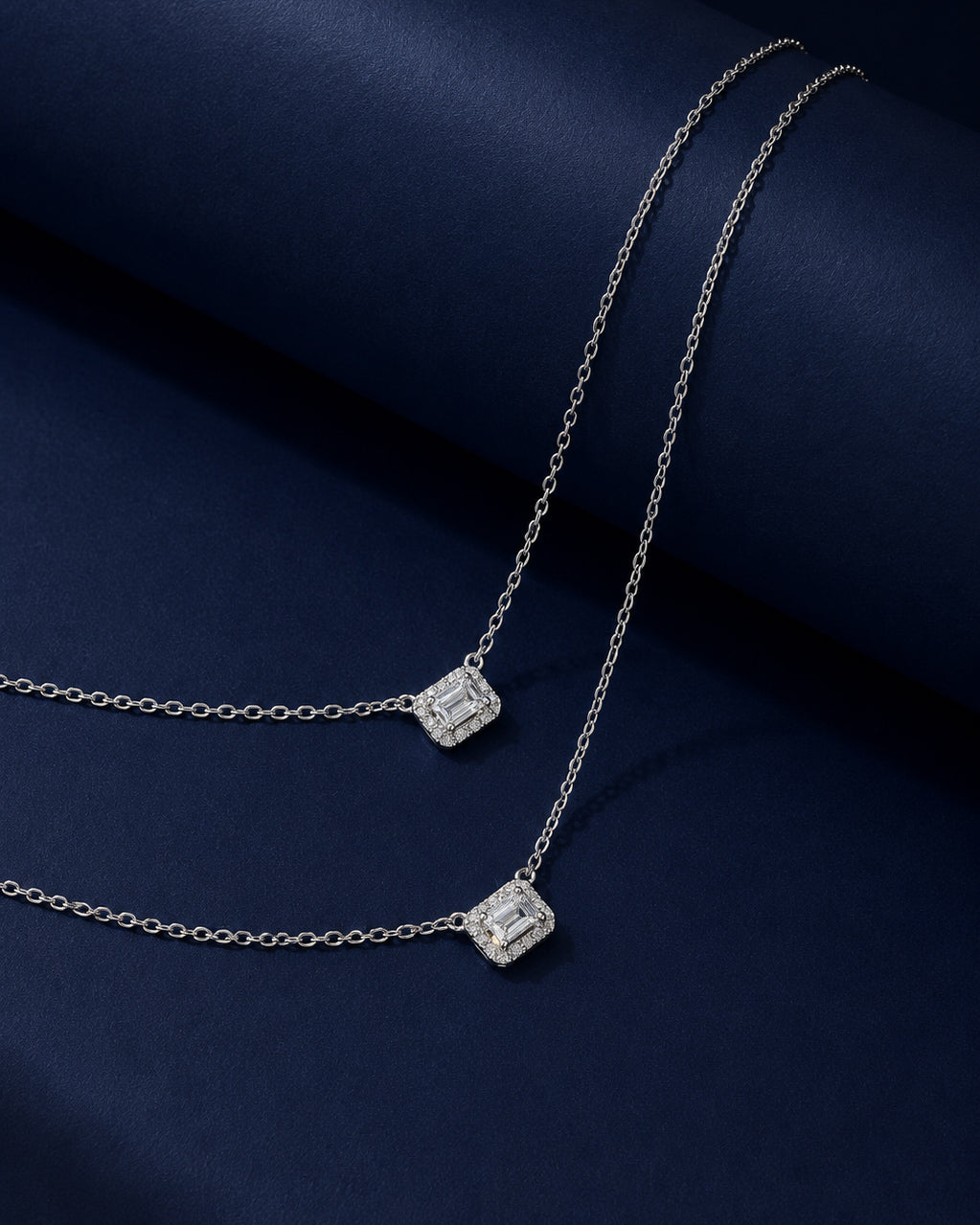 PEHRO 925 Sterling Silver Elara Pendant Necklace displayed 